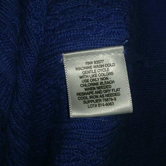 Liz Claiborne Women's Cable Knit Cardigan Sweater - Picture 5 of 7